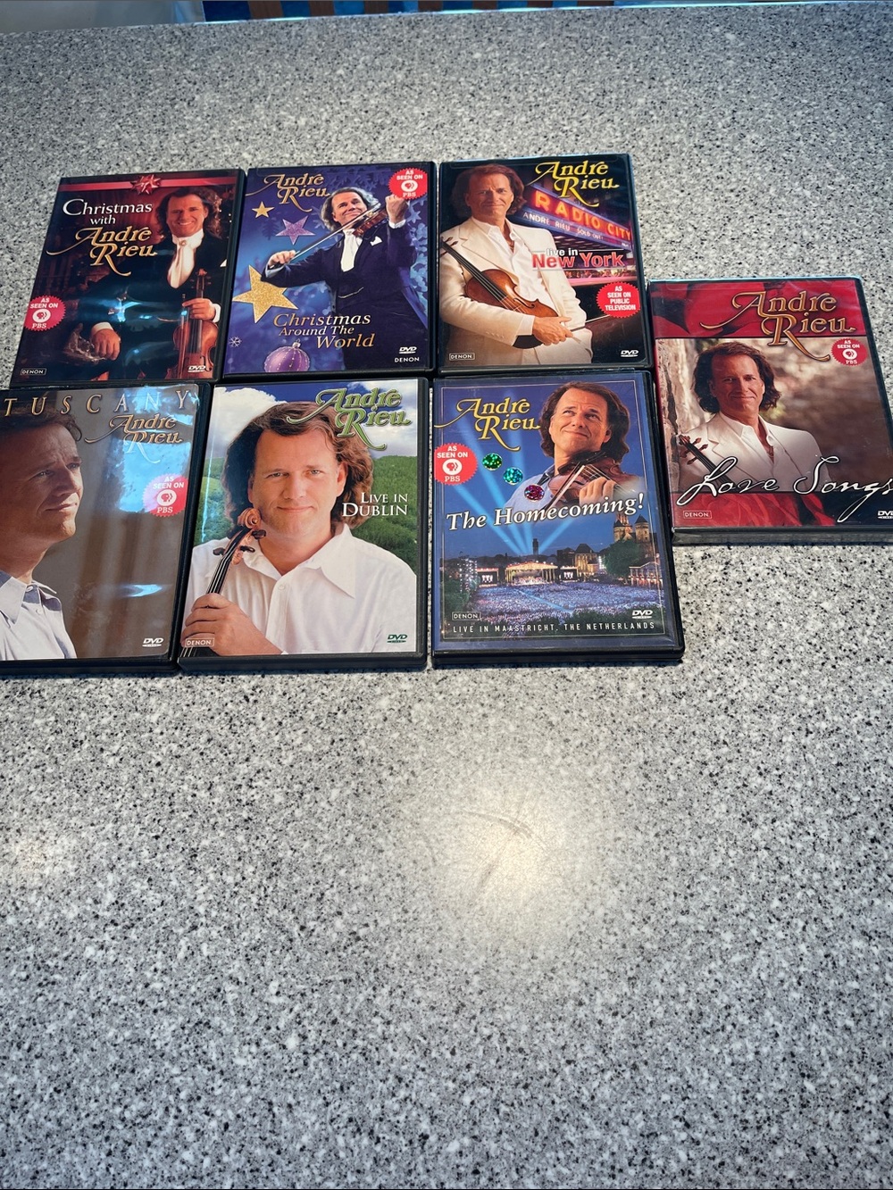 Andre Rieu set of 7 dvds